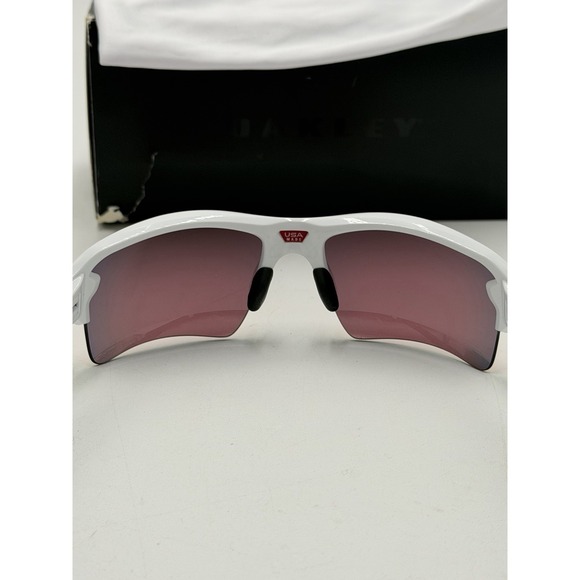 Oakley FLAK 2.0 XL SUNGLASSES OO9188-03 Polished White W/ PRIZM Field Lens - Picture 11 of 15